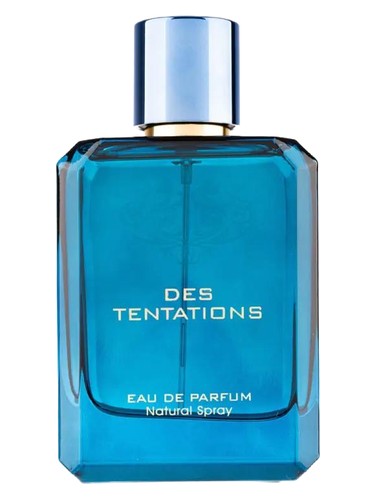 Fragrance World Des Tentations eau de parfum bottle, a fresh fragrance