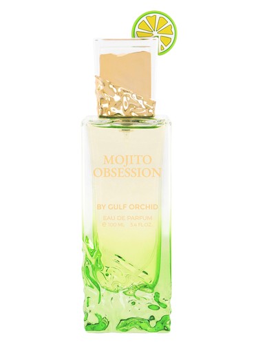 Gulf Orchid Mojito Obsession eau de parfum bottle, a citrus fragrance