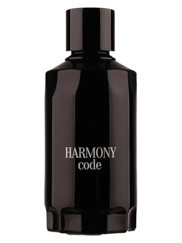 Fragrance World Harmony Code Pour Homme eau de parfum bottle, a spicy fragrance