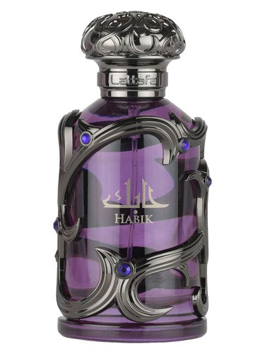 Lattafa Habik For Men eau de parfum bottle, a spicy fragrance