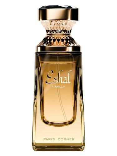 Paris Corner Eshal Vanilla eau de parfum bottle, a gourmand fragrance