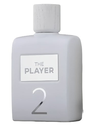 Fragrance World The Player 2 perfume bottle, a woody fragrance