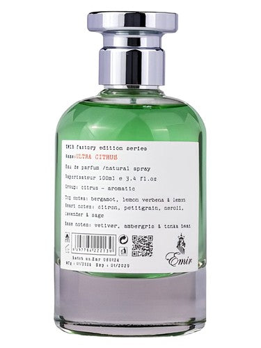 Paris Corner Factory Edition: Ultra Citrus eau de parfum bottle, a citrus fragrance