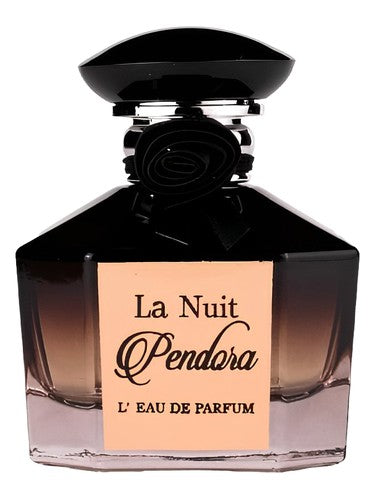 Paris Corner La Nuit Pendora perfume bottle, a gourmand fragrance