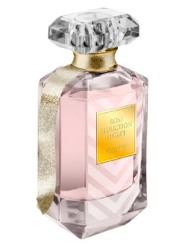 Fragrance World Rose Seduction Secret Festive eau de parfum bottle, a violet fragrance