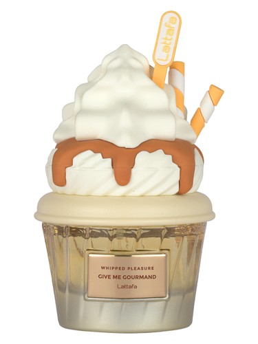 Lattafa Whipped Pleasure eau de parfum bottle, a gourmand fragrance