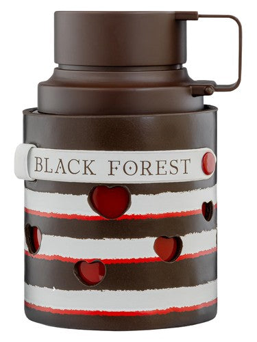 Armaf Odyssey Black Forest eau de parfum bottle, a gourmand fragrance