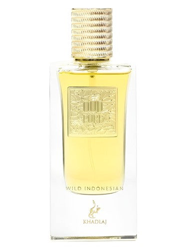 Khadlaj Wild Indonesian Oud Pure eau de parfum bottle, a woody fragrance