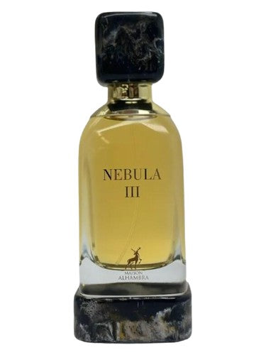 Maison Alhambra Nebula III perfume bottle, a gourmand fragrance