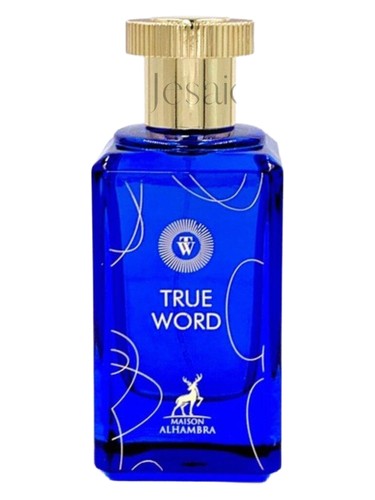 Maison Alhambra True Word eau de parfum bottle, a fresh fragrance
