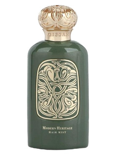 Gissah Modern Heritage Fragrance Mist body mist bottle, a woody fragrance
