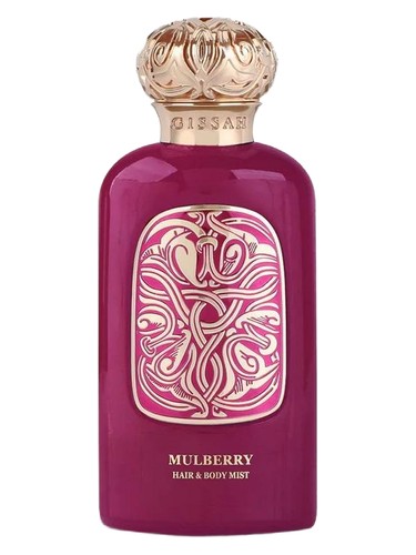 Gissah Mulberry Fragrance Mist perfume bottle, a smoky fragrance