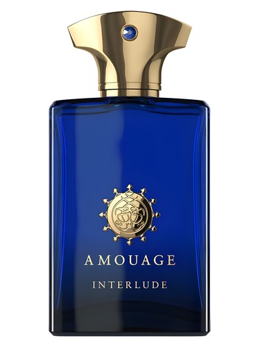 Amouage Interlude Man eau de parfum bottle, a smoky fragrance