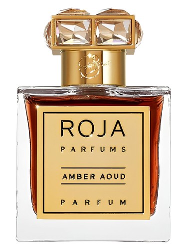 Roja Amber Aoud perfume bottle, a warm & amber fragrance