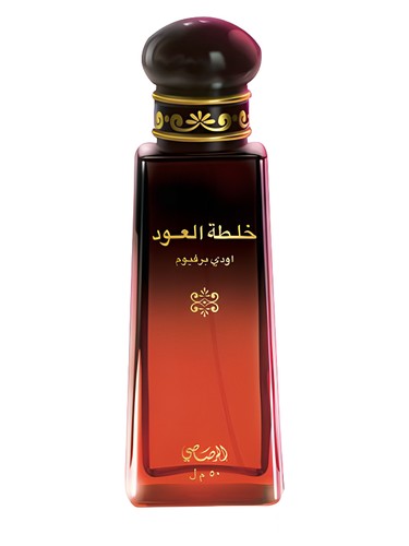 Rasasi Khaltat Al Oudh eau de parfum bottle, a woody fragrance