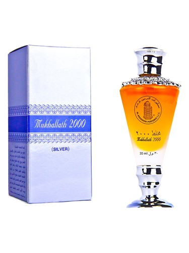 Al Haramain Mukhallath 2000 Silver perfume bottle, a rose fragrance