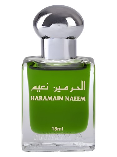 Al Haramain Naeem perfume bottle, a green fragrance