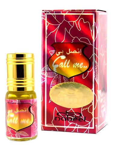 Nabeel Call Me perfume oil bottle, a floral fragrance