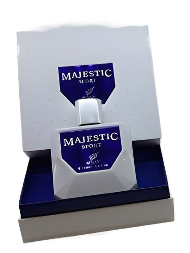Afnan Majestic Sport perfume bottle, a floral fragrance