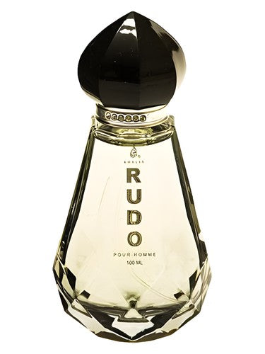 Khalis Rudo perfume bottle, a fruity fragrance