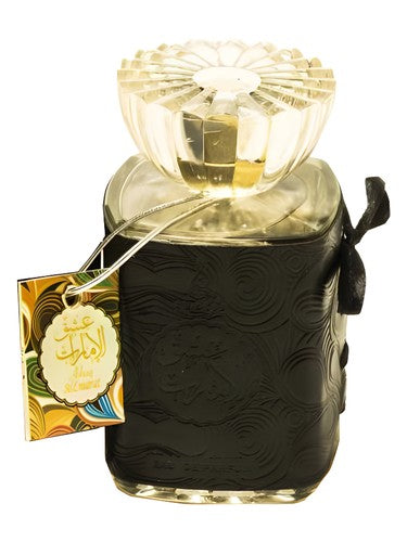 Khalis Ashaq Al Emarat perfume bottle, a smoky fragrance