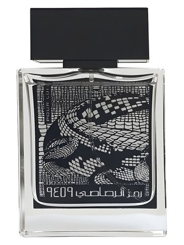 Rasasi Rumz Al Rasasi 9459 Pour Lui eau de parfum bottle, a fresh fragrance