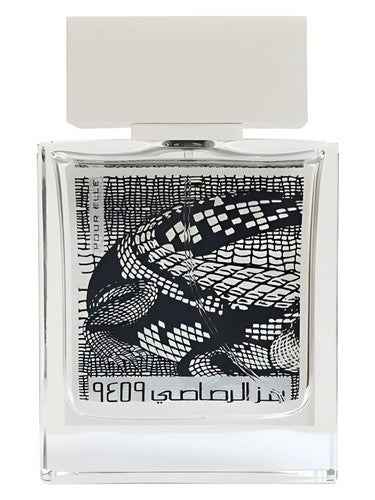 Rasasi Rumz Al Rasasi 9459 Pour Elle eau de parfum bottle, a woody fragrance