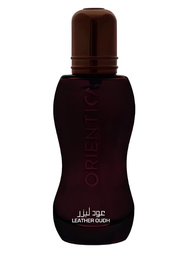Orientica Leaher Oudh eau de parfum bottle, a leather fragrance