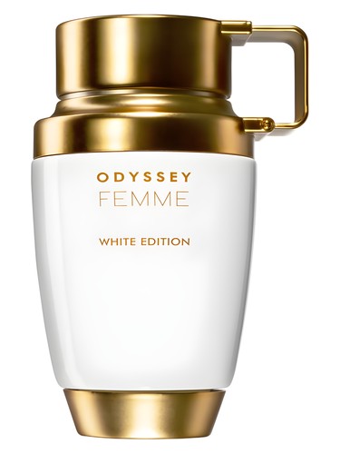 Armaf Odyssey Femme White Edition eau de parfum bottle, a fresh fragrance