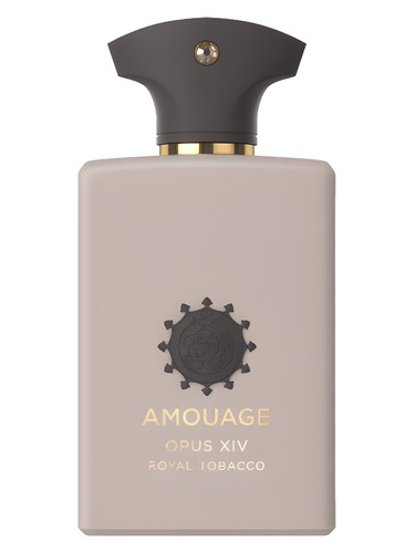 Amouage Opus XIV – Royal Tobacco perfume bottle, a smoky fragrance