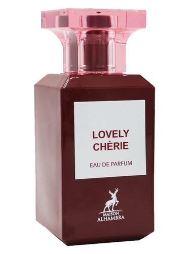 Maison Alhambra Lovely Chèrie eau de parfum bottle, a gourmand fragrance
