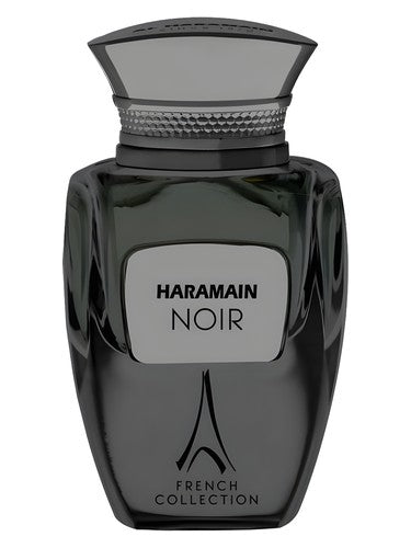 Al Haramain Noir eau de parfum bottle, a citrus fragrance