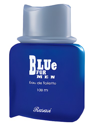 Rasasi Blue For Men eau de toilette bottle, a fresh fragrance