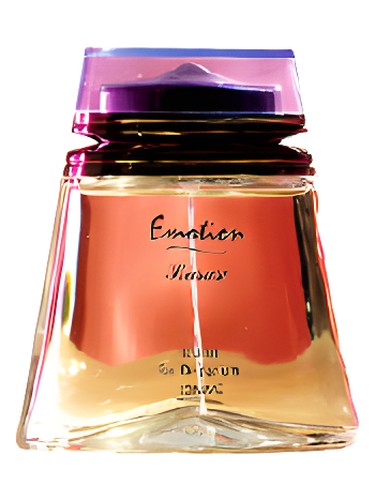 Rasasi Emotion Men eau de parfum bottle, a gourmand fragrance