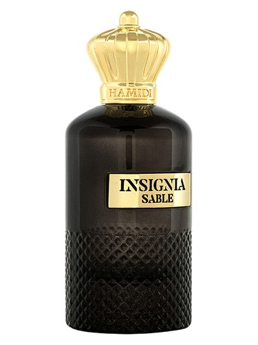 Hamidi Insignia Sable parfum bottle, a warm & amber fragrance