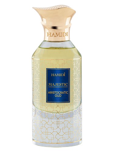 Hamidi Aristocratic Oud eau de parfum bottle, a woody fragrance