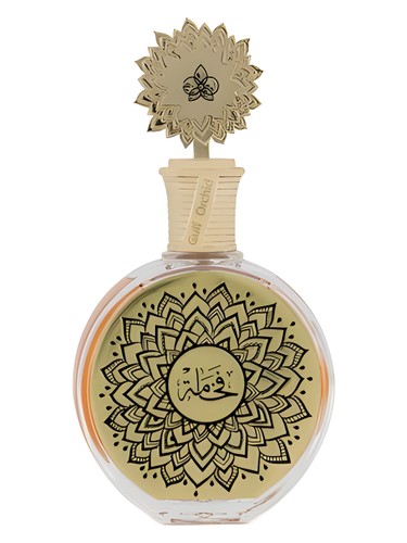Maison Asrar Fakhama eau de parfum bottle, a gourmand fragrance