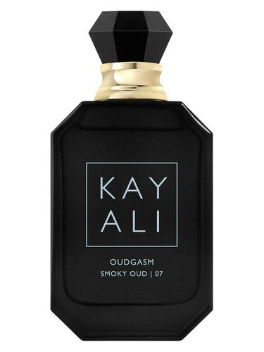 Kayali Oudgasm Smoky Oud | 07 eau de parfum bottle, a woody fragrance