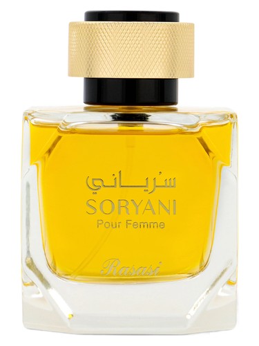 Rasasi Soryani Pour Femme eau de parfum bottle, a floral fragrance