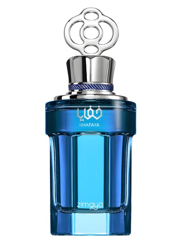 Zimaya Khafaya Blue eau de parfum bottle, a citrus fragrance
