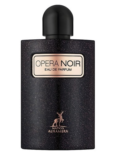 Maison Alhambra Opera Noir eau de parfum bottle, a gourmand fragrance