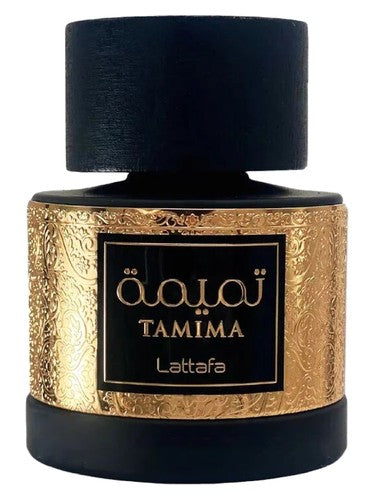 Lattafa Tamima eau de parfum bottle, a fruity fragrance