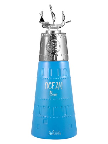 Nabeel Ocean Blue eau de parfum bottle, a fresh fragrance
