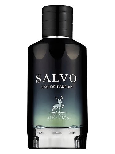 Maison Alhambra Salvo eau de parfum bottle, a warm & amber fragrance