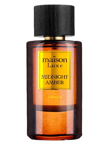 Armaf Midnight Amber eau de parfum bottle, a warm & amber fragrance