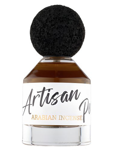 Fragrance World Arabian Incense Artisan Perfumery eau de parfum bottle, a warm fragrance