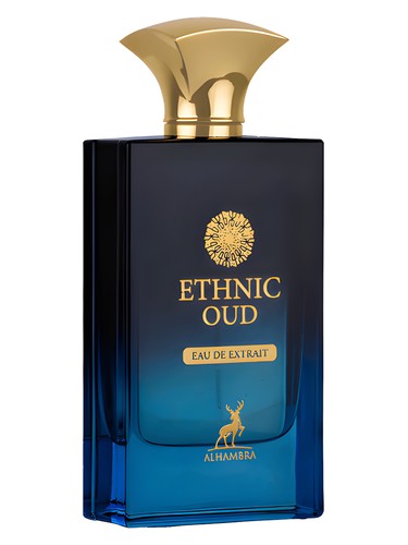 Maison Alhambra Ethnic Oud eau de parfum bottle, a oud fragrance