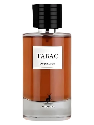 Maison Alhambra Tabac eau de parfum bottle, a gourmand fragrance
