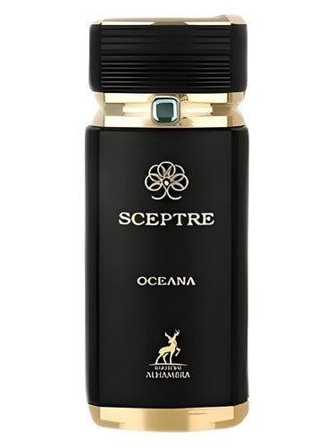 Maison Alhambra Sceptre Oceana eau de parfum bottle, a vanilla fragrance
