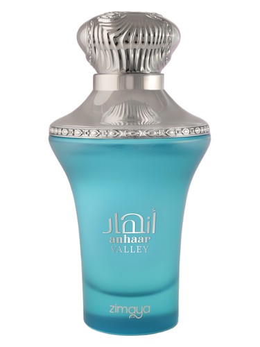 Zimaya Anhaar Valley eau de parfum bottle, a fresh fragrance